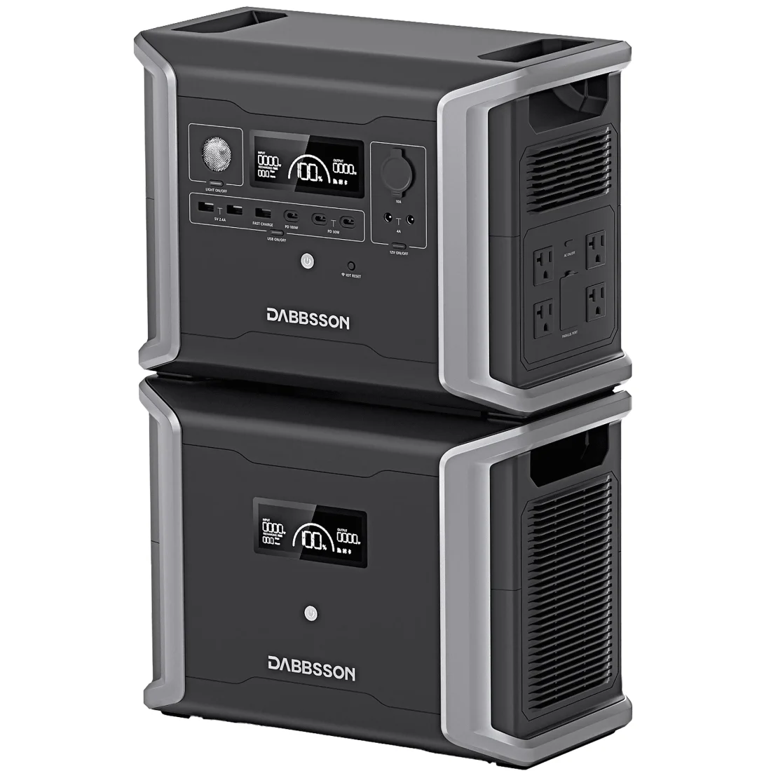 Ultimate Portable Solar Generator for Camping – DABBSSON 3030Wh Power Station with Expandable Battery Backup