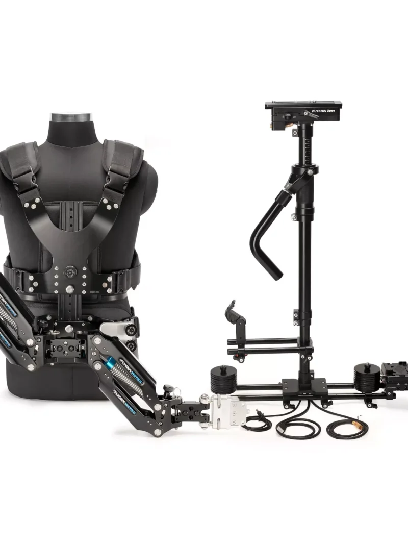 Flycam Zest Pro Electronic Video Camera Stabilizer with Vista-II Arm Vest