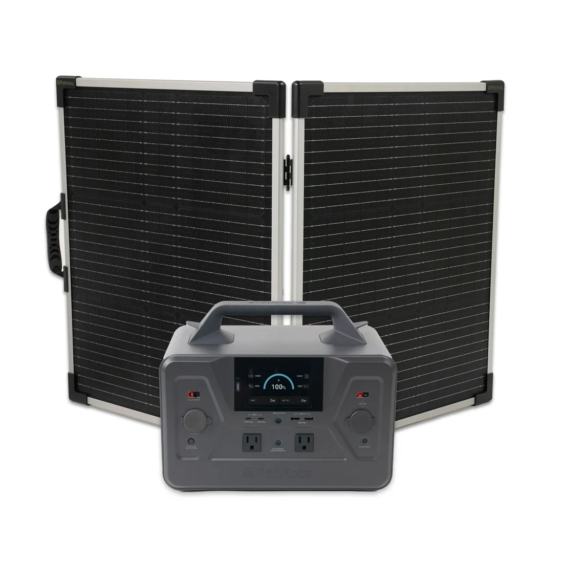4Patriots Patriot Power Generator 1200 Silent, Fume-Free Solar Generator