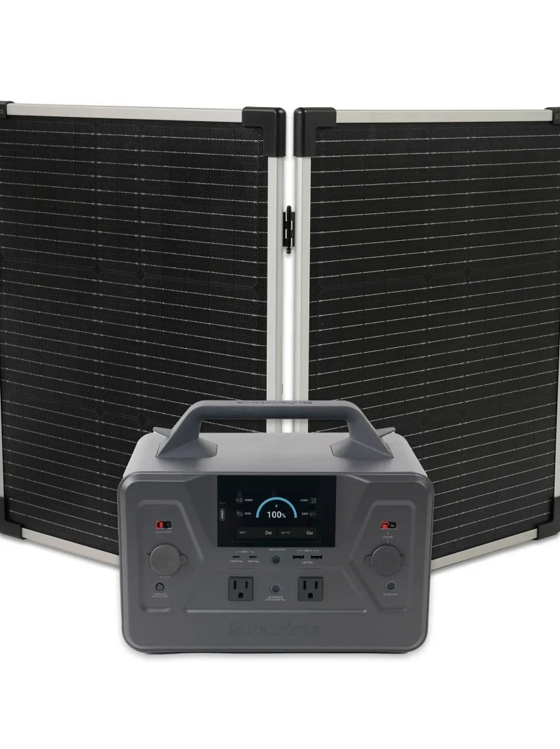 4Patriots Patriot Power Generator 1200 Silent, Fume-Free Solar Generator