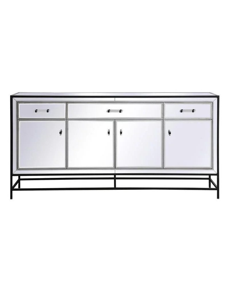 Mirrored Credenza in Modern Style-36 inches Tall and 15.75 inches Wide Bailey Street Home 779-Bel-5046498