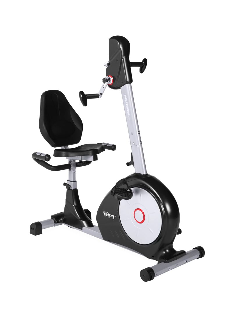 Velocity Dual Motion Recumbent Exercise Bike - Black