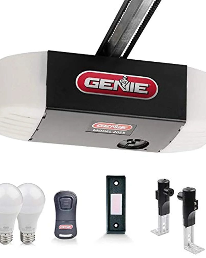 Genie 2055 LED Stealth 500 Essentials LED Bulbs Included Ultra Quiet Belt Drive Garage Door Opener