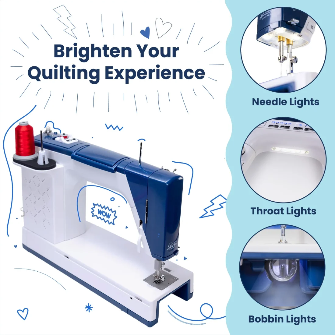 Little Rebel Sewing and Quilting Machine - Image 3