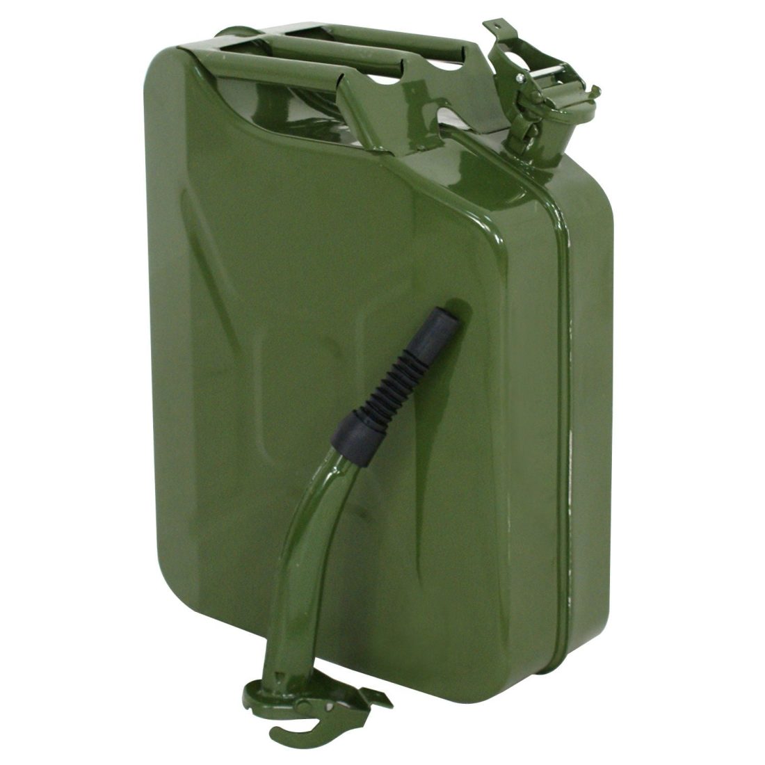 ZENY Jerry Can 5 Gallon Fuel Steel Tank NATO Style Extension Spout Gasoline Storage, 5 Pieces - Image 6