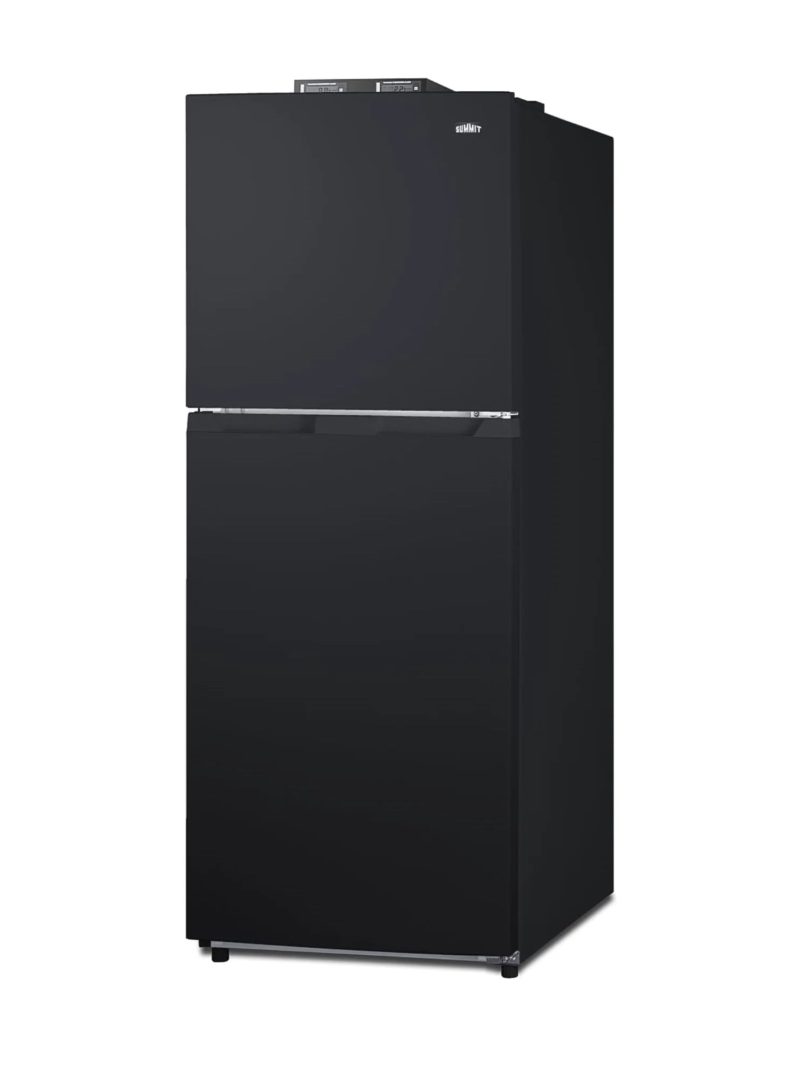 Summit 24 in. Wide LHD Break Room Refrigerator-Freezer, Black