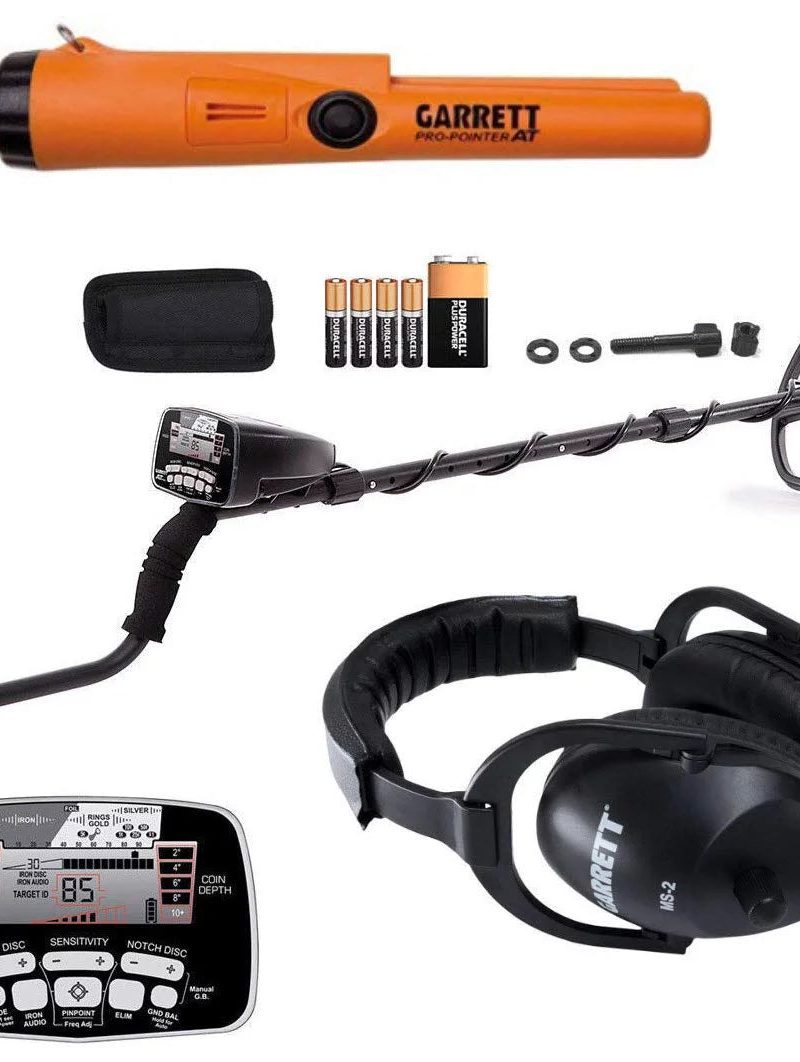 Garrett AT PRO Metal Detector with Pro-Pointer AT Underwater Pinpointer