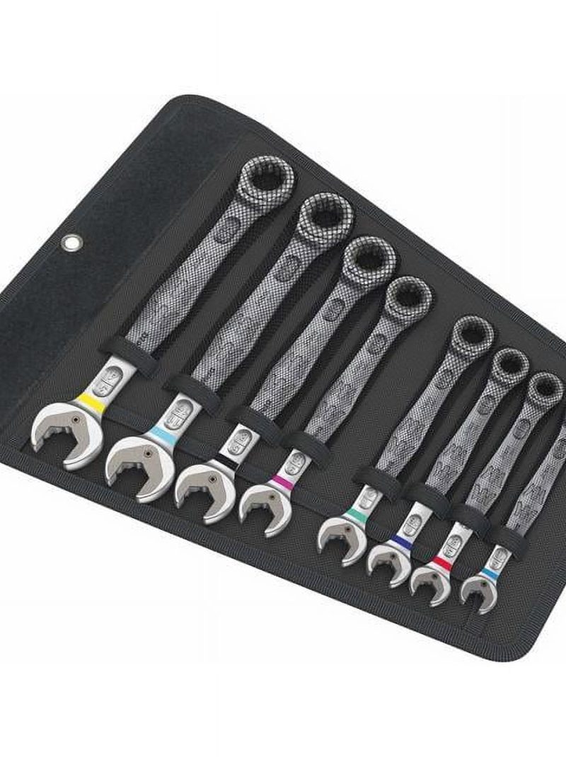 Wera Tools 05020012001 Joker SAE Ratcheting Combination Wrench Set - 8 Piece