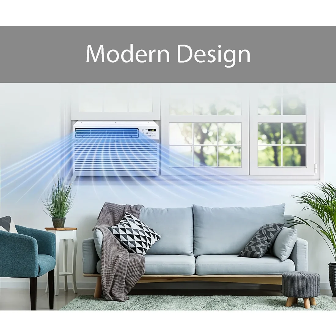 LG 15,000 BTU Window Smart Air Conditioner with Remote - Image 4