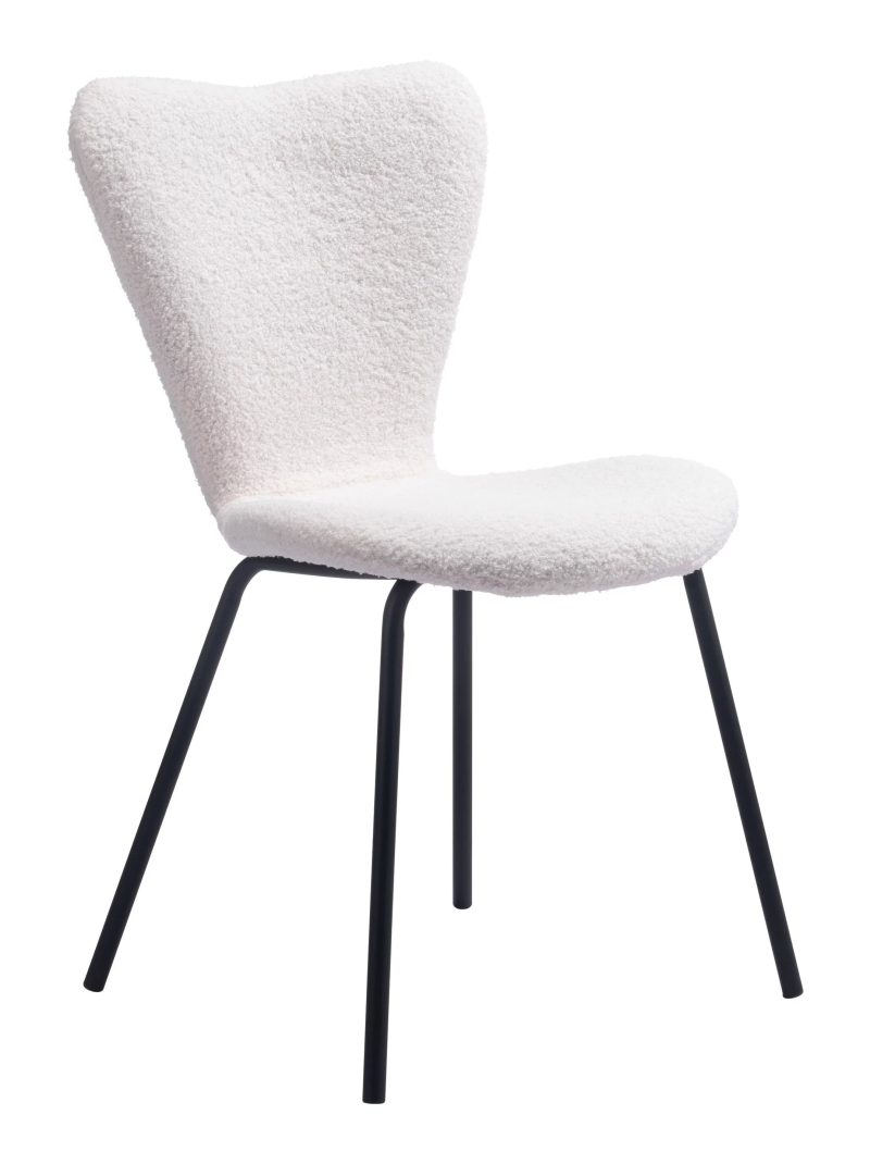 Maile Home Lochshire Dining Chair (Set of 2) Ivory - N/A