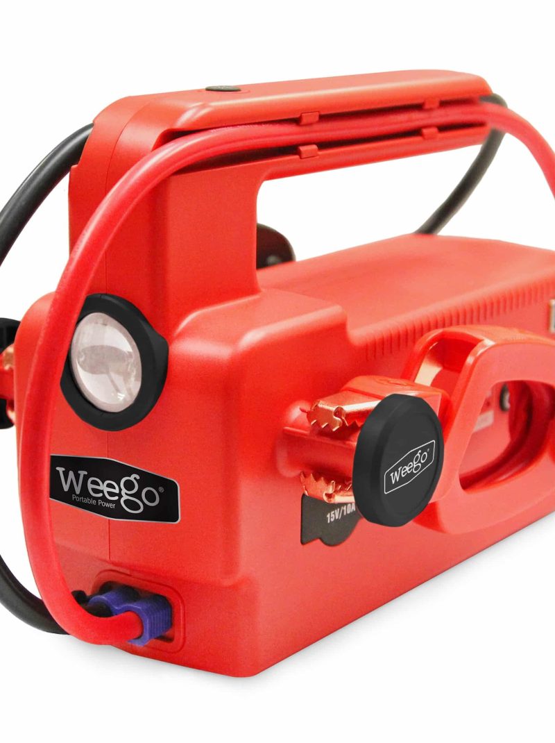 Weego 120 Portable 12V Lithium Jump Starter, 5000 Peak Amp, 1200A Cranking, USB Fast Charging