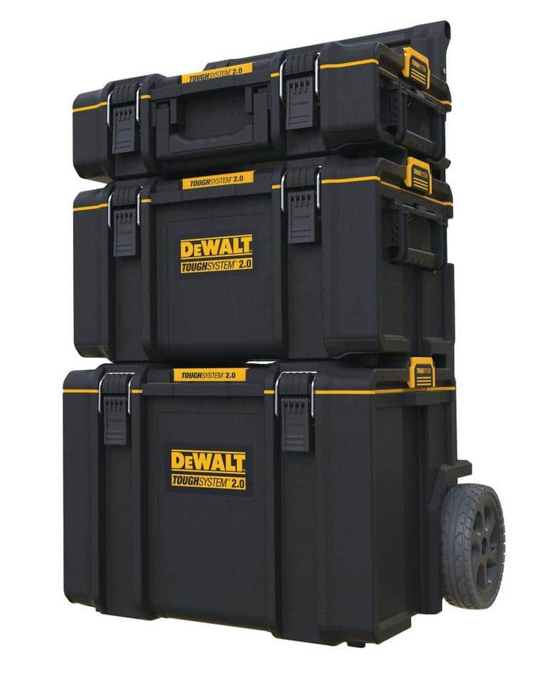 TOUGHSYSTEM 2.0 Small Tool Box, TOUGHSYSTEM 2.0 22 in. Large Tool Box and TOUGHSYSTEM 2.0 24 in. Mobile Tool Box DWST08165W00450