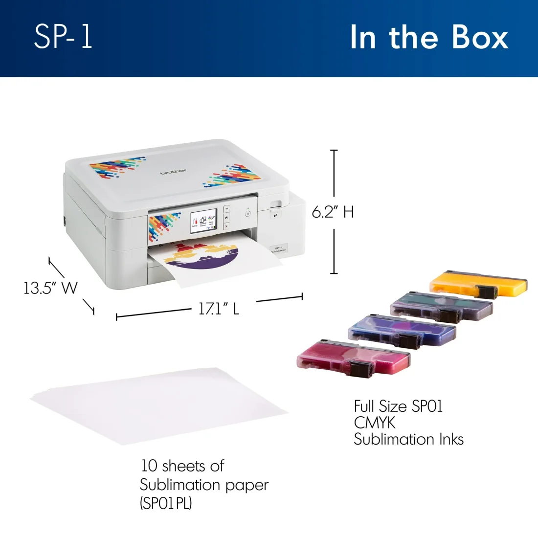 Brother Sublimation Printer and 4-Color Sublimation Ink Cartridge Set - Image 4