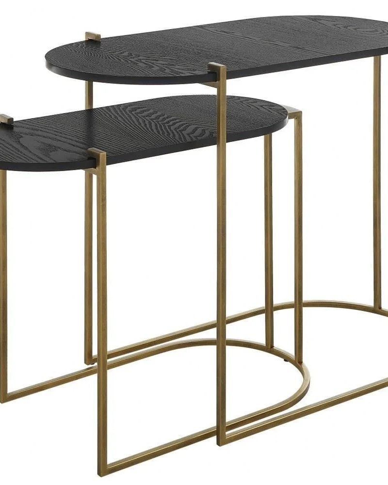 Nesting Table (Set Of 2)-22 inches Tall and 26.5 inches Wide Bailey Street Home 208-Bel-4972028