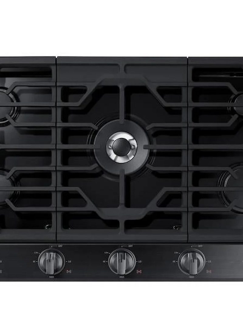 Samsung NA36N6555TG 36 inch Black Stainless 5 Burner Gas Cooktop