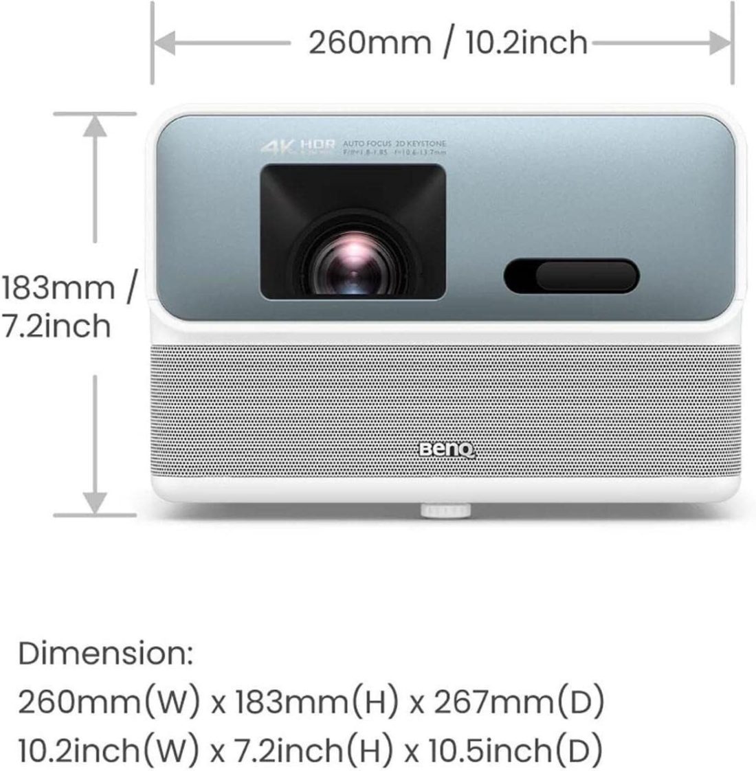 BenQ GP500 Smart Projector, True 4K HDR, 5Wx4 360 Sound  Speaker - Image 5
