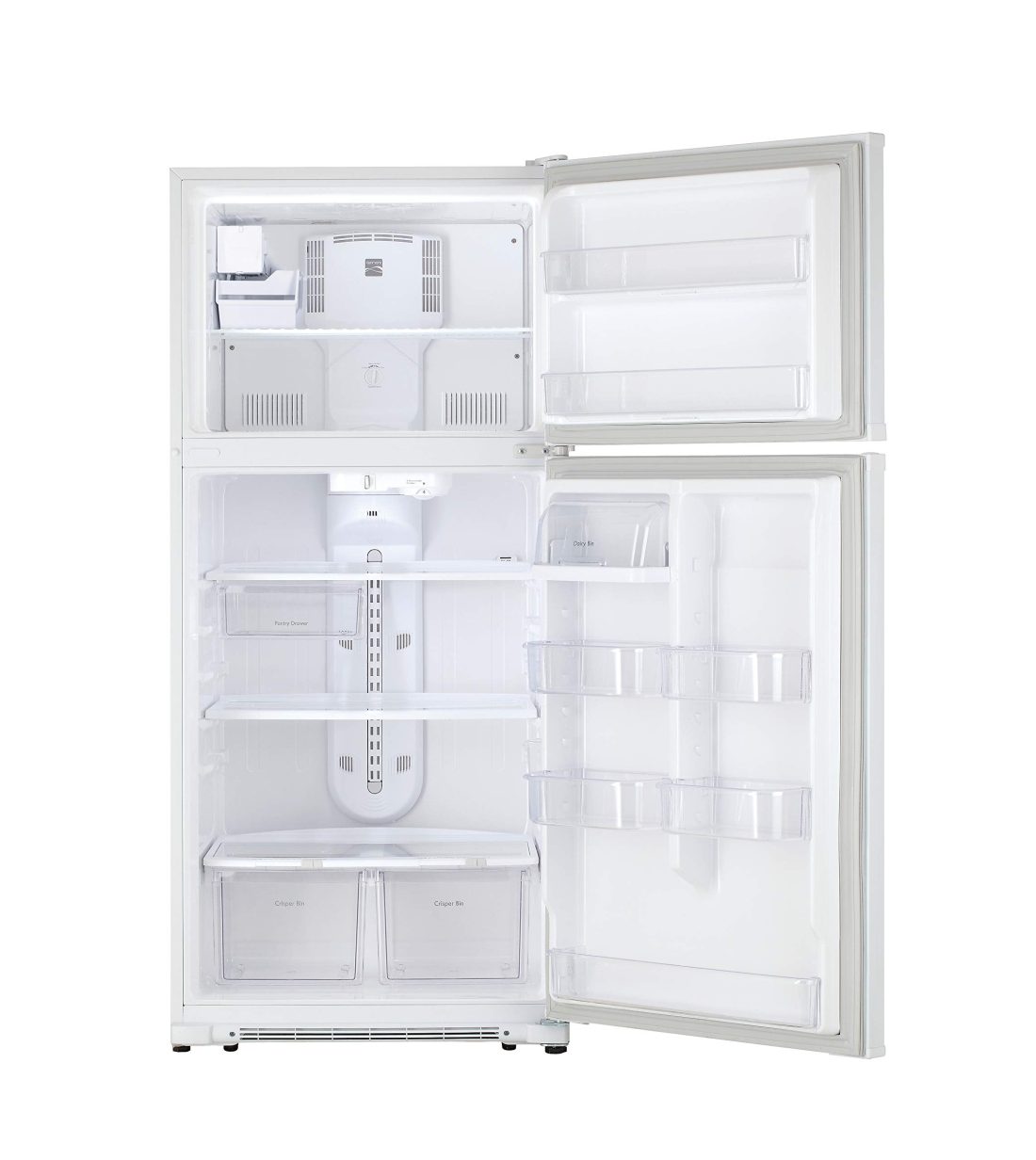 Kenmore 30" Top-Freezer Refrigerator with Ice Maker and 18 Cubic Ft. Total Capacity, White - Image 3