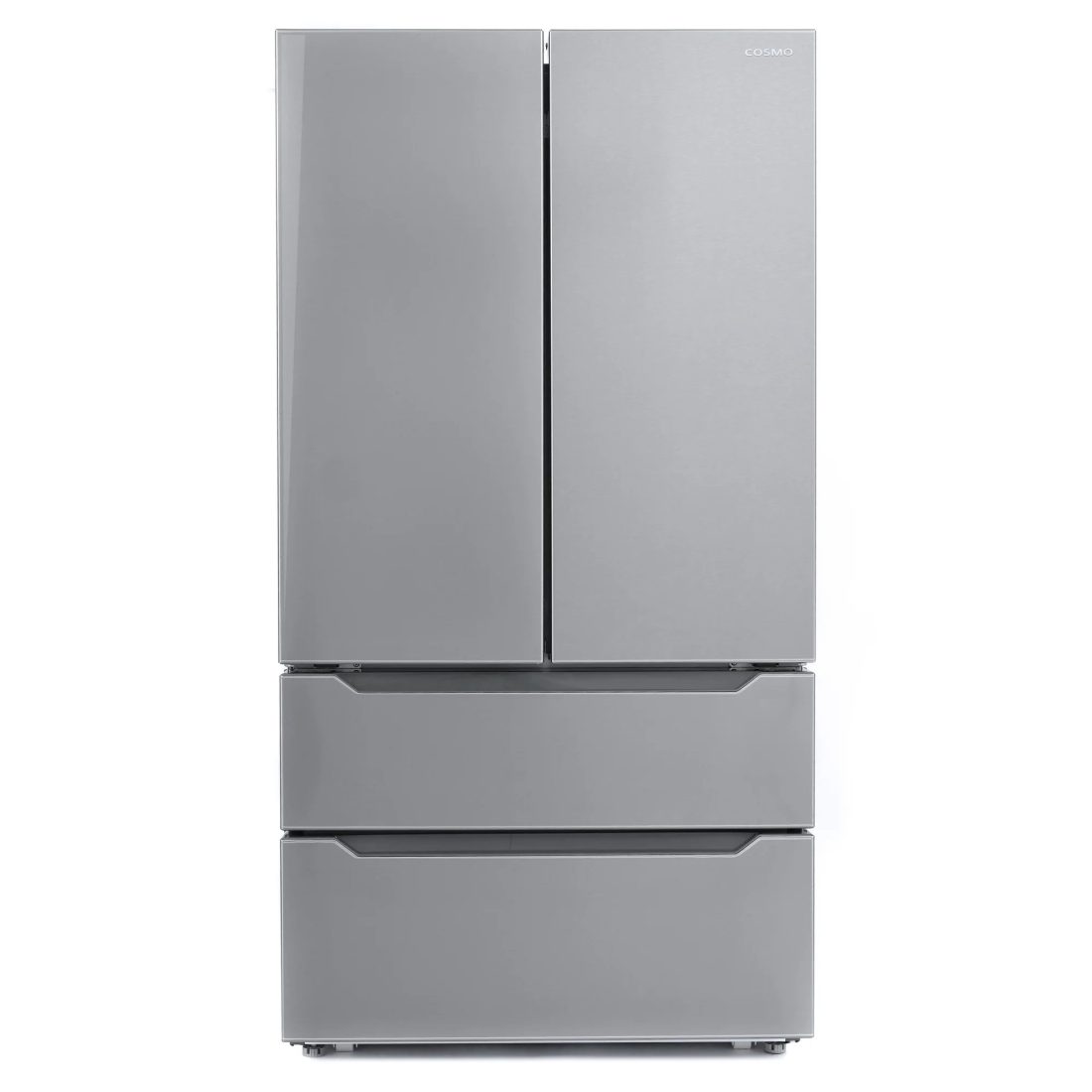 Cosmo 4 Piece Kitchen Appliance Packages with 30" Freestanding Electric Range 30" Wall Mount Hood 24" Built-in Integrated Dishwasher & French Door Refrigerator Kitchen Appliance Bundles - Image 11