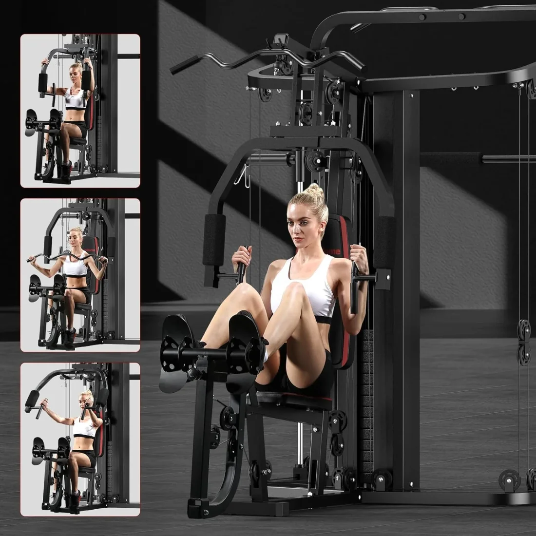 Sunhome Multifunction Home Gym System Smith Machine - Image 4