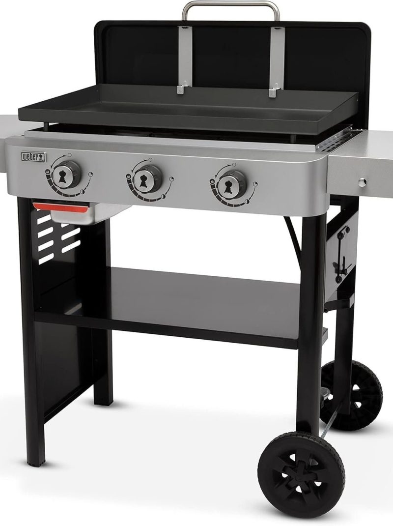 Cook Like a Pro with This High-Performance Outdoor Griddle – Weber 28′′ Gas Griddle, 3 Burner for Patio BBQ Perfection
