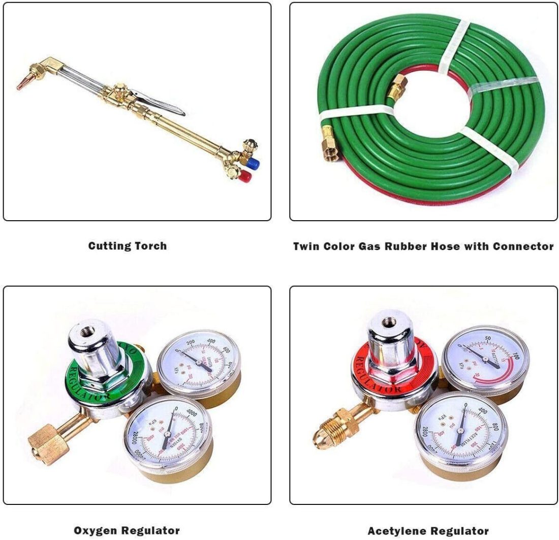 Heavy-Duty Mobile Oxy-Acetylene Welding Torch Kit – Portable FlameMaster Pro for Precision Cutting & Heating Tasks - Image 3