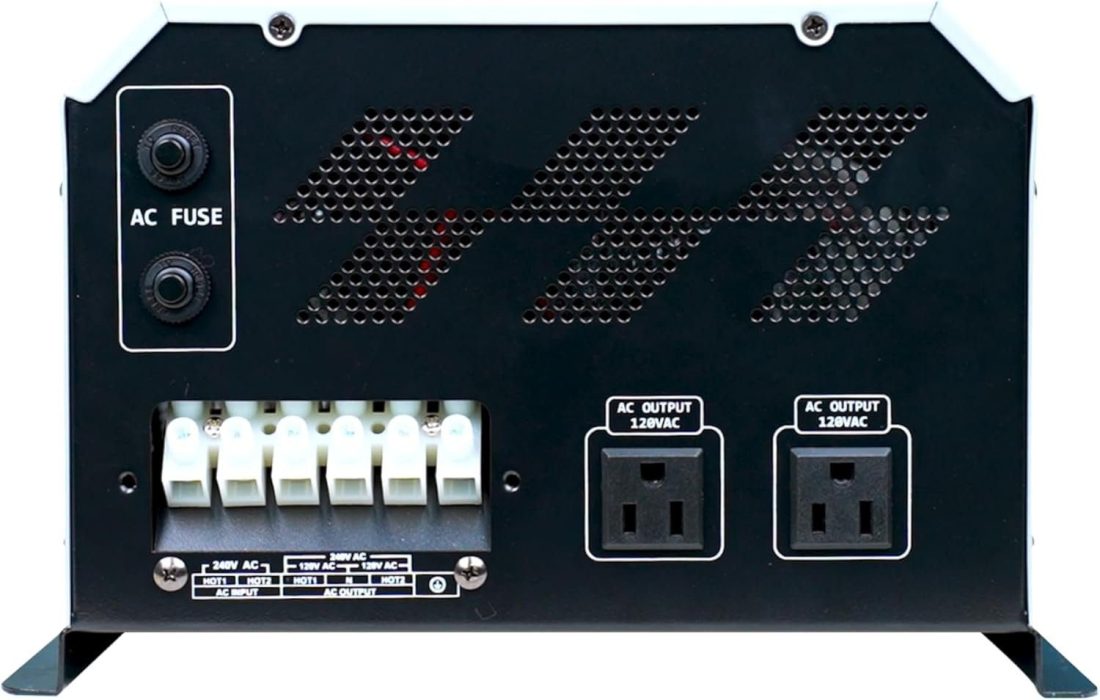 5000W Off Grid Pure Sine Wave Power Inverter 48V DC to 120/240 VAC Split Phase with Battery AC Charger - Image 4