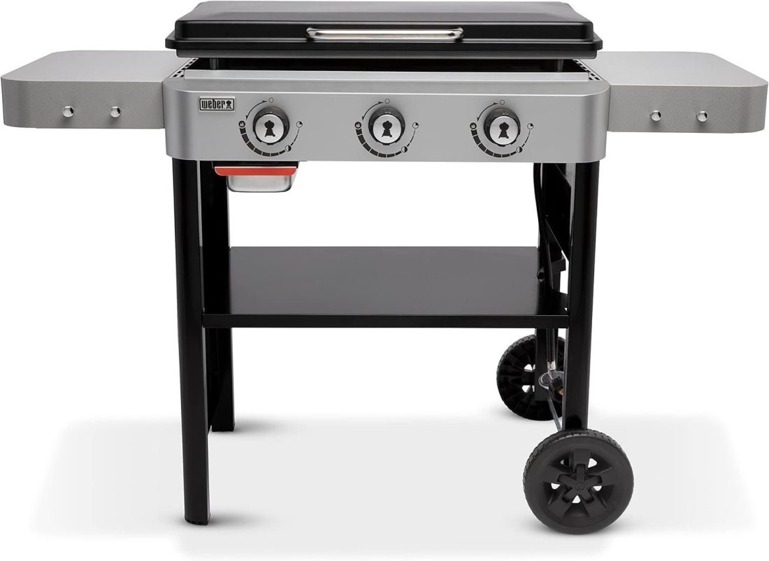 Cook Like a Pro with This High-Performance Outdoor Griddle – Weber 28′′ Gas Griddle, 3 Burner for Patio BBQ Perfection - Image 2