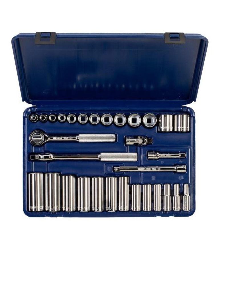 Wright Tool 339-MC 3/8" Dr 6 Pt Standard & Deep Blow Mold Socket Set