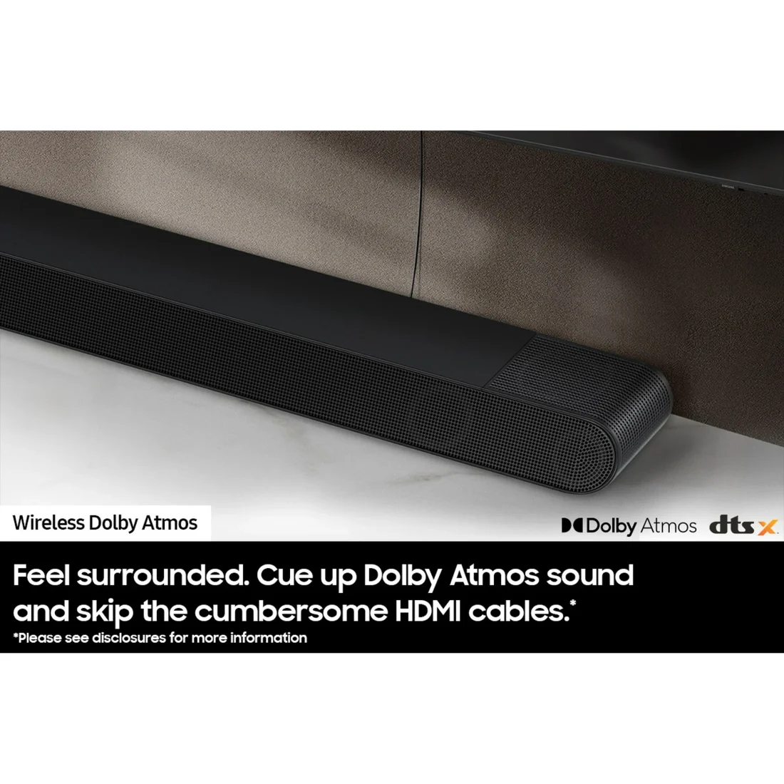 Samsung S-Series Bluetooth 3.1.2-Channel Dolby Wireless ATMOS 45.7-In. Sound Bar - Image 5
