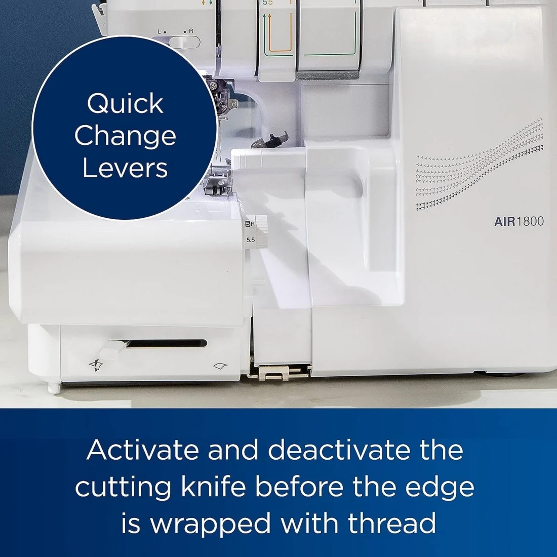 Brother Air1800 Air Serger with Jet-Air Threading - Image 4