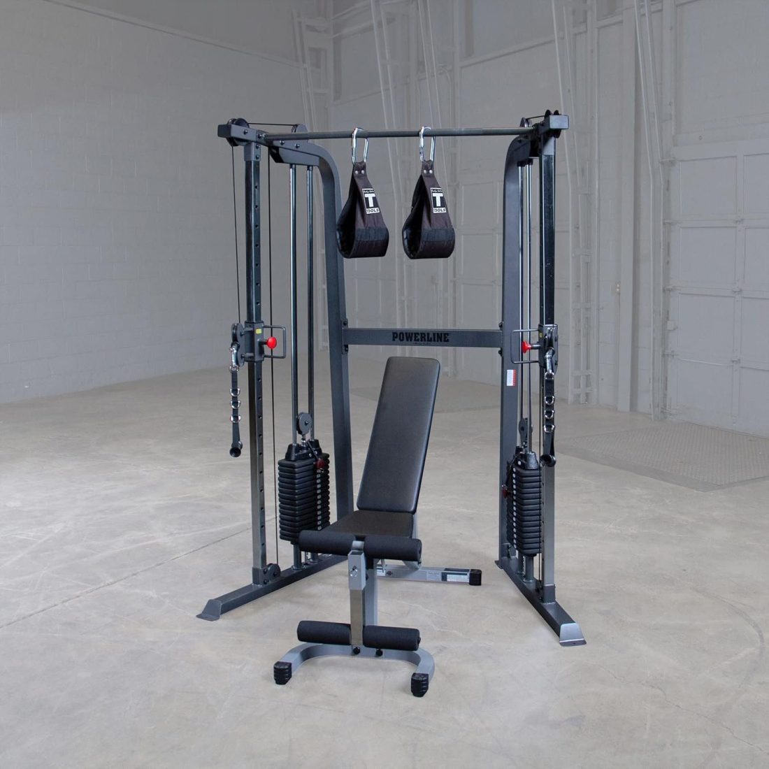 PowerLine PFT100 Functional Trainer Home Gym Dual 160 lb Weight Stacks - Image 4