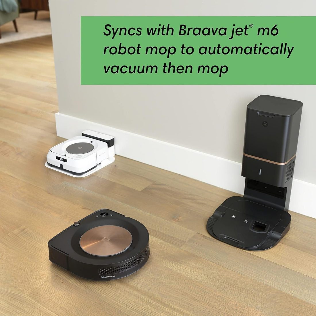 iRobot Roomba s9+ Self Emptying Robot Vacuum , Detects & Cleans Around Objects in Your Home, Smart Mapping - Image 10
