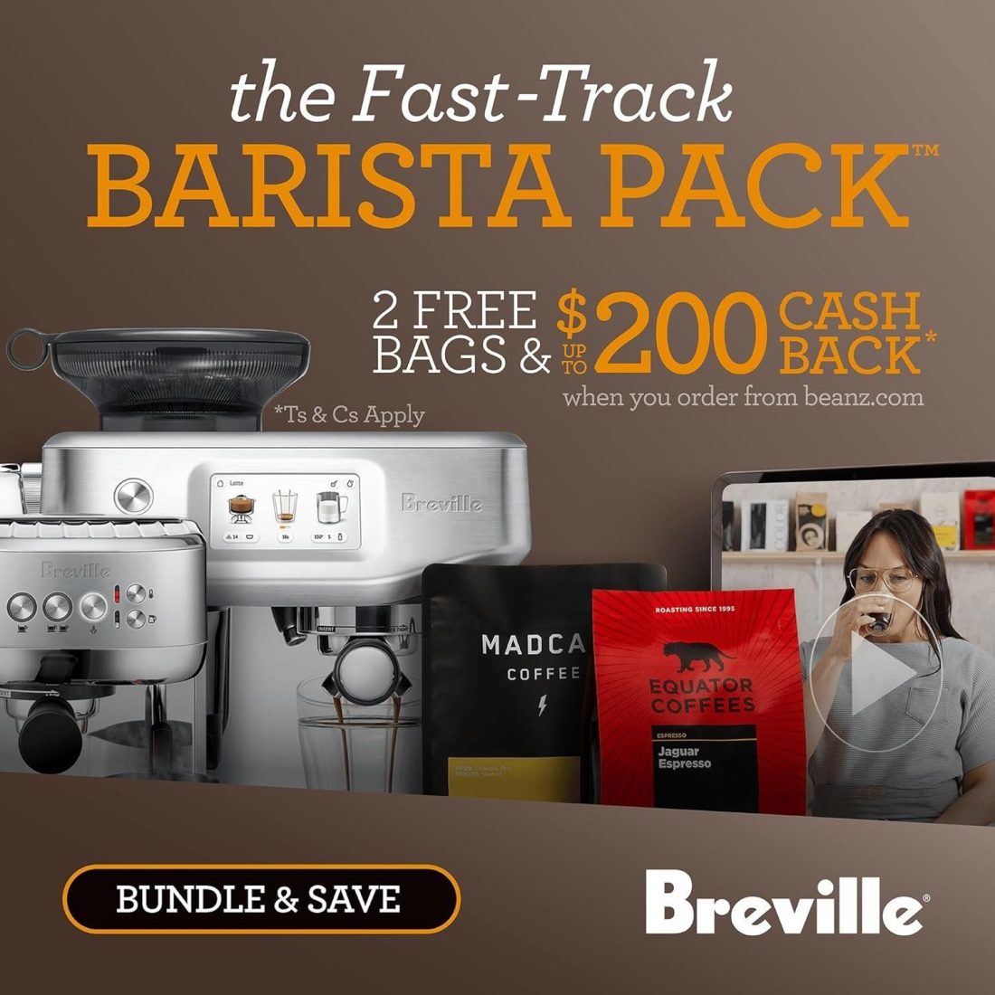 Breville Barista Touch BES880BSS Espresso Machine - Image 3