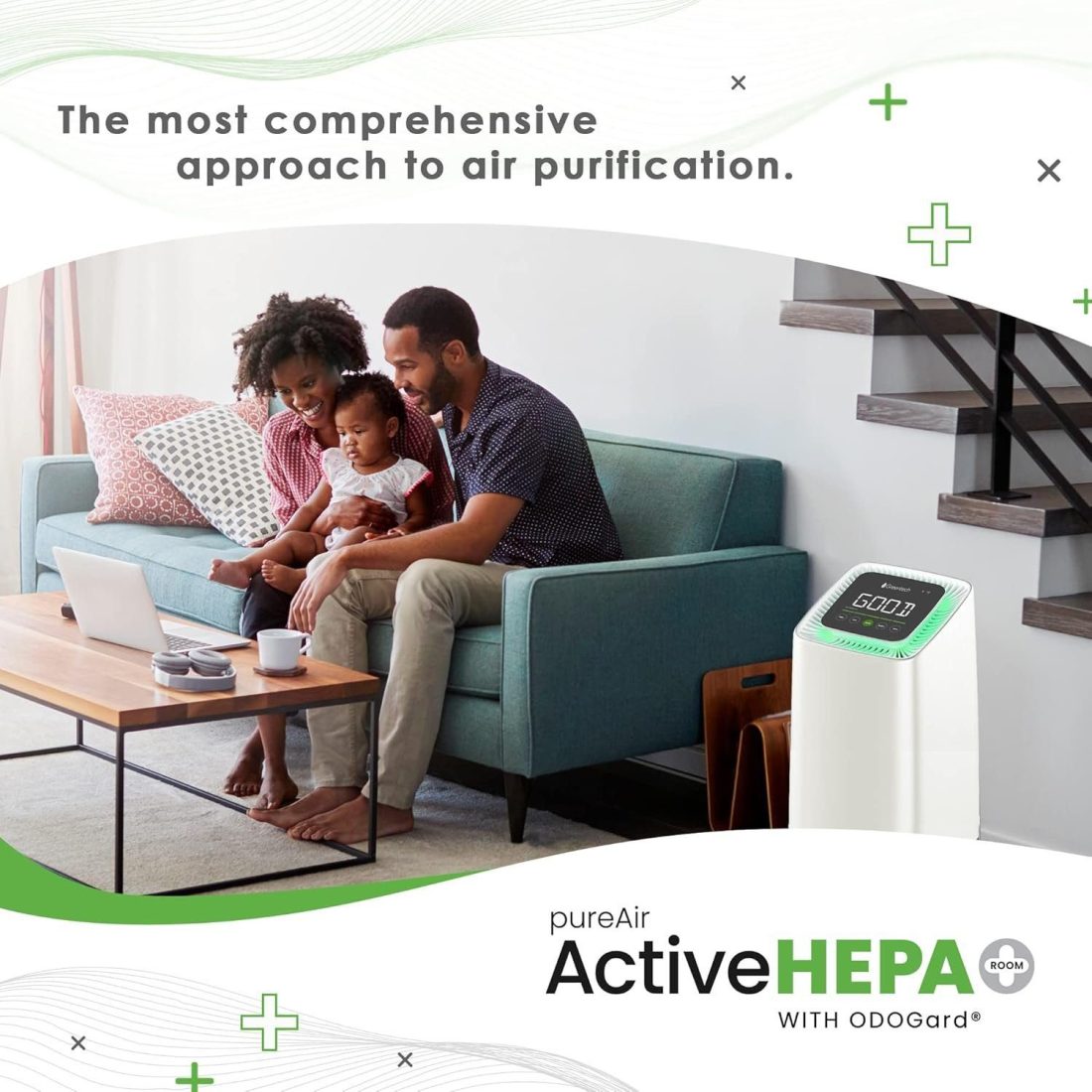Greentech Environmental pureAir Active HEPA+ Pro with ODOGard – Odor Eliminator and Air Purifiers - Image 4