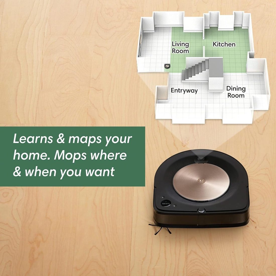 iRobot Roomba s9+ Self Emptying Robot Vacuum , Detects & Cleans Around Objects in Your Home, Smart Mapping - Image 8