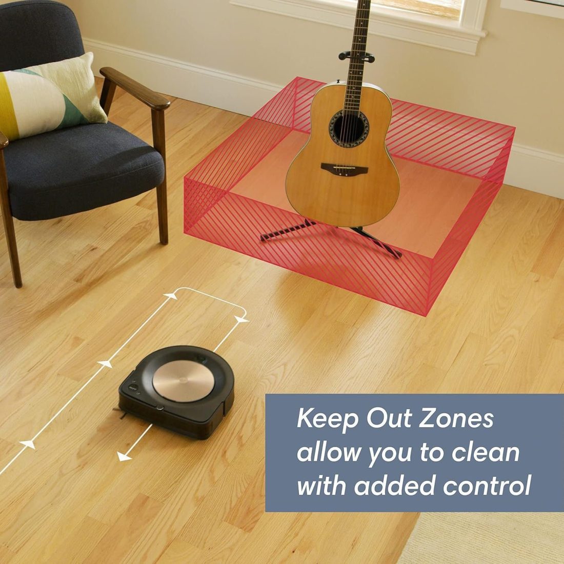 iRobot Roomba s9+ Self Emptying Robot Vacuum , Detects & Cleans Around Objects in Your Home, Smart Mapping - Image 9