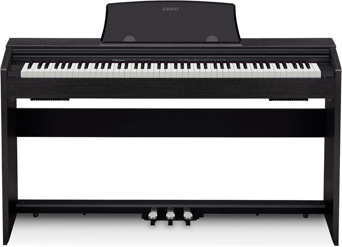 Casio Privia PX-770 Digital Piano – Black Bundle with Furniture Bench, Headphones - Image 4