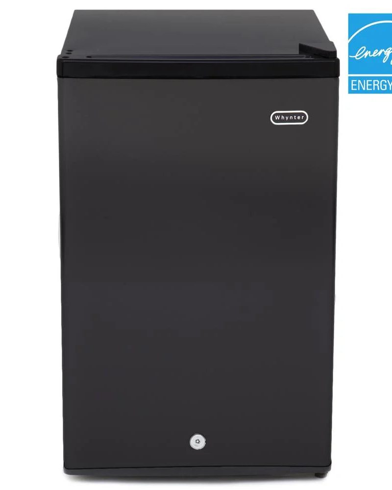 Whynter 3.0 cu. ft. Energy Star Upright Freezer with Lock - Black