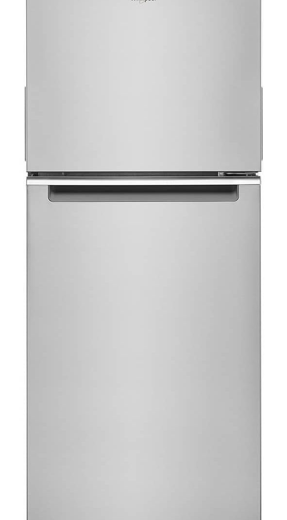 Whirlpool ADA 24 Fingerprint Resistant Stainless Steel Small Space Top-Freezer Refrigerator