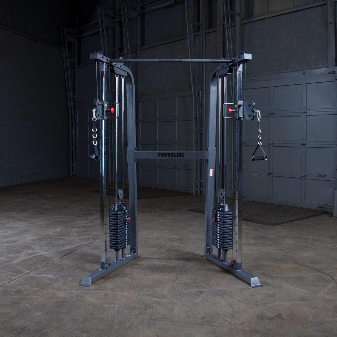 PowerLine PFT100 Functional Trainer Home Gym Dual 160 lb Weight Stacks - Image 3