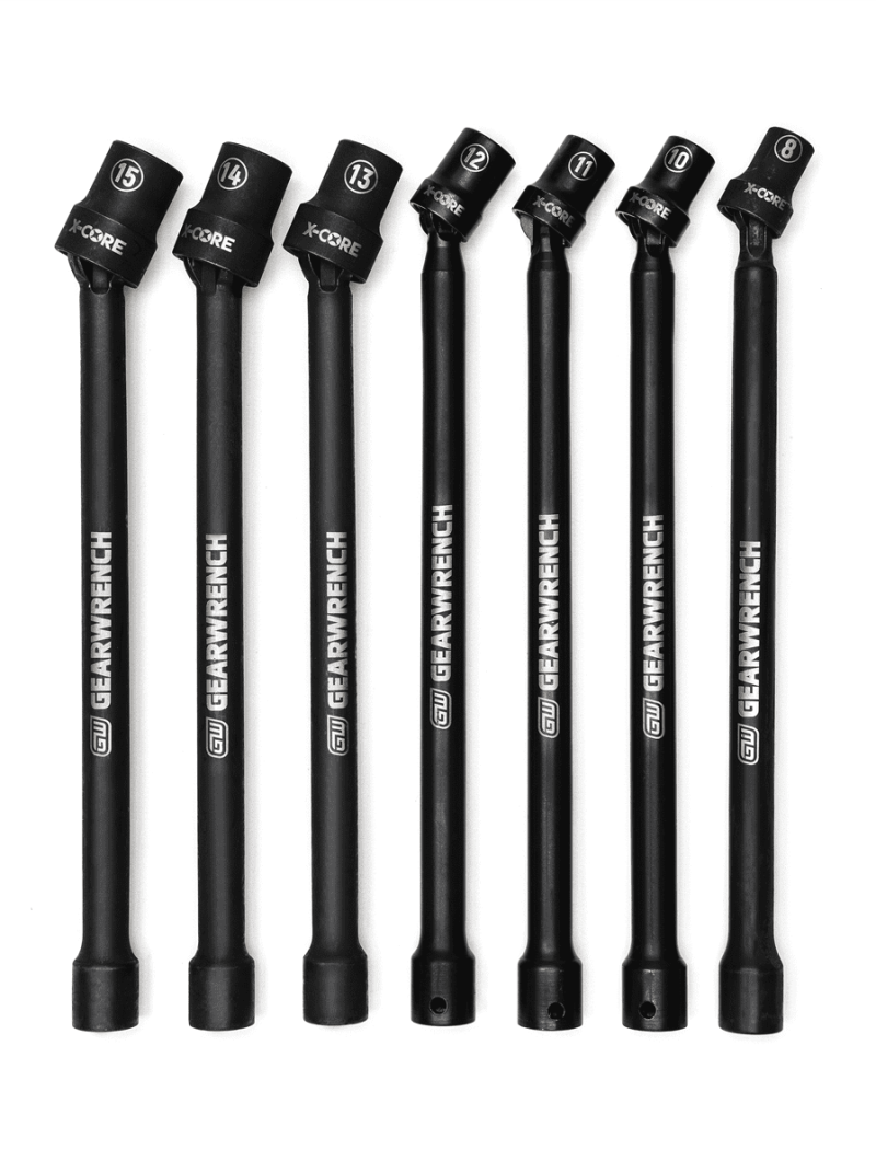 GearWrench 7 Pc. 3/8" Drive Pinless Univ Ext. Socket Set