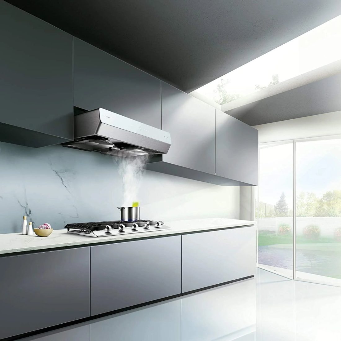 FOTILE Pixie Air® Series Slim Line Under the Cabinet Range Hood with WhisPower Motors and Capture-Shield Technology for Powerful & Quiet Cooking Ventillation - Image 8