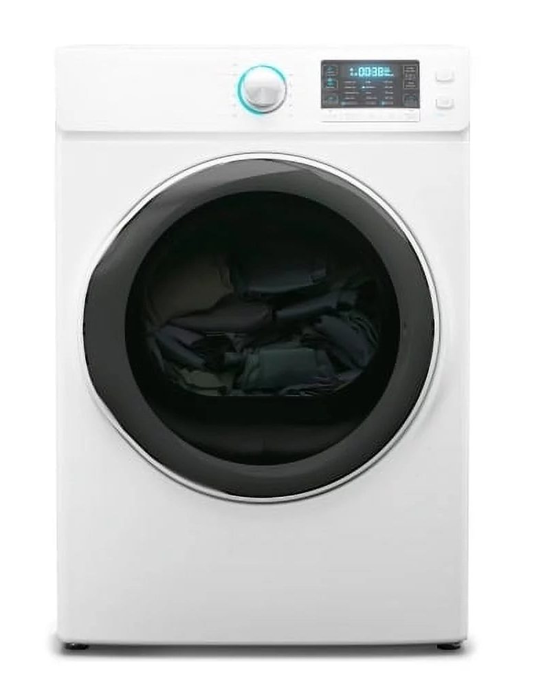 KoolMore 8 Cu. ft. Large Capacity Stackable Vented Electric Stackable Front Load Dryer in White, 240V.