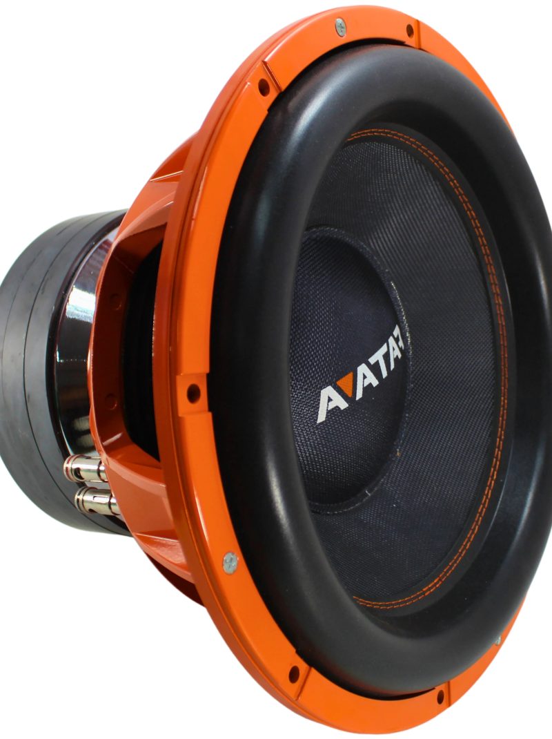 Avatar Tsunami Series 15" 3000W RMS 2-Ohm DVC Orange Subwoofer / AT-STU-1546-D2