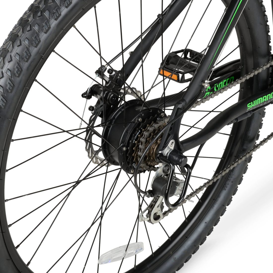 Hyper Bicycles 29" 36V Electric Mountain Bike for Adults, Pedal-Assist, 250W E-Bike Motor, Black - Image 23