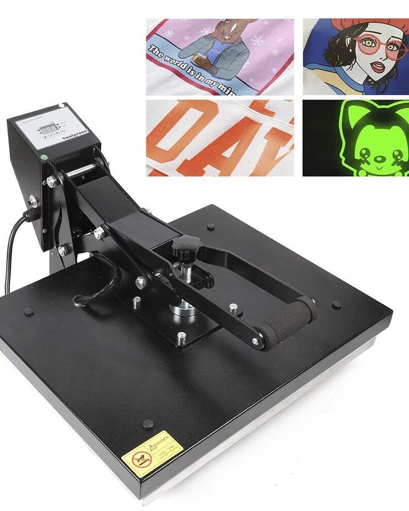 Mkyiongou 16" x 20" Clamshell T-shirt Sublimation Heat Press Transfer Machine Large Size