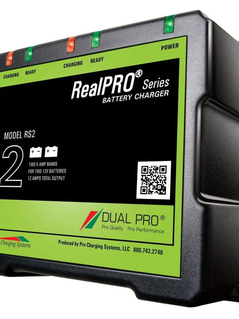 Dual Pro RealPRO Series Battery Charger - 12A - 2-6A-Banks - 12V/24V