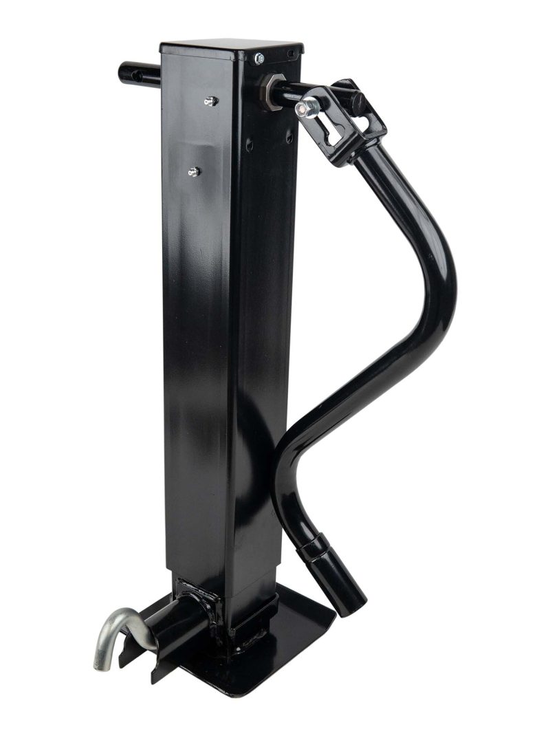 The Trailer Parts Outlet - Drop Leg 12k Trailer Jack - 12000 lb Front Pin Side Wind With Handle