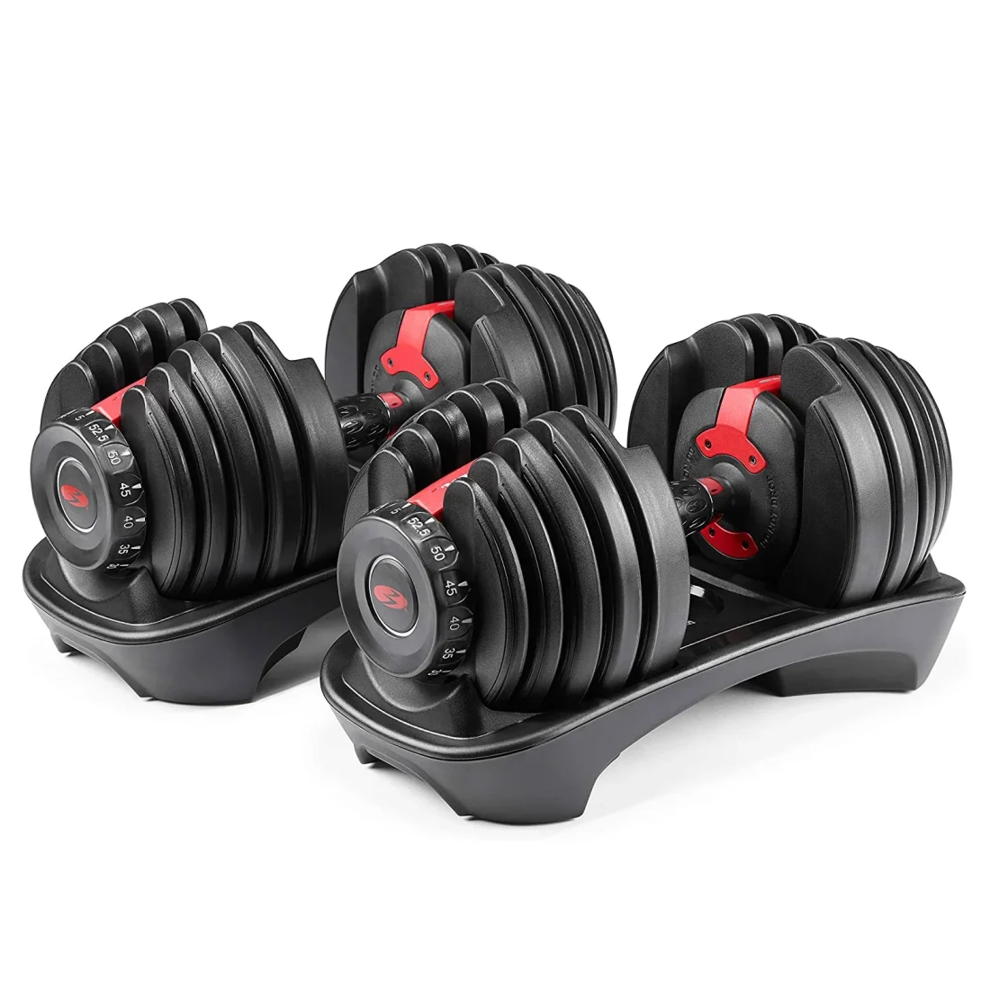 BowFlex SelectTech 552 Dumbbells, Adjustable, Pair - Image 3