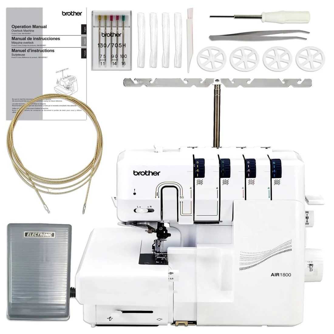 Brother Air1800 Air Serger with Jet-Air Threading